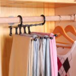 Adjustable Trouser Pants Hanger Organizer - Image 7