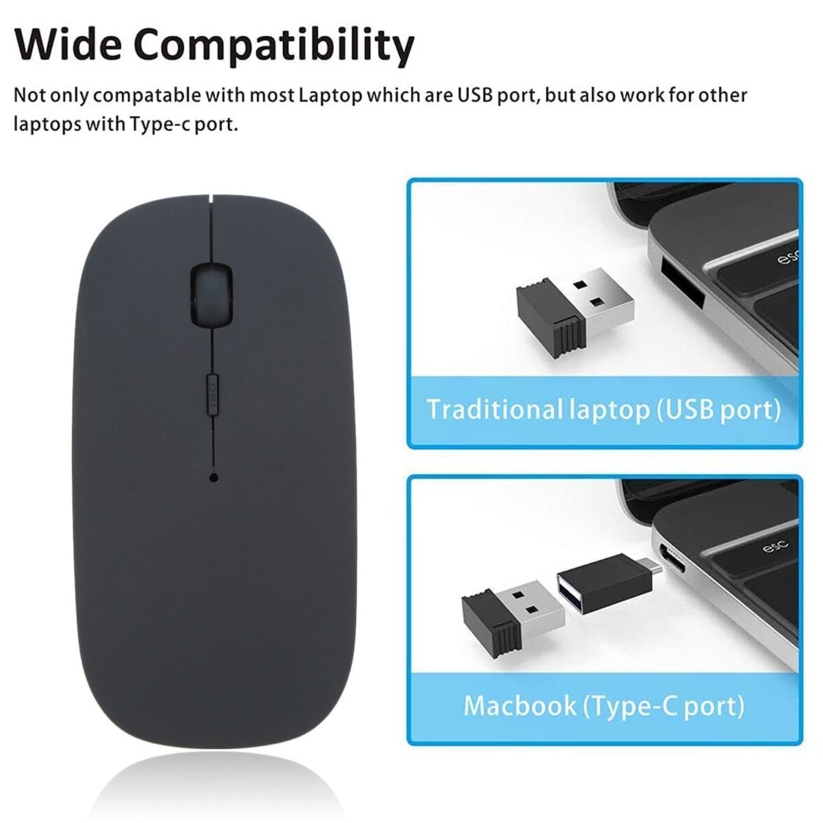 Wireless Mouse for Laptop / PC / Mac /  Computer - Image 6