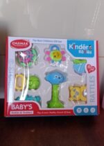 Kinder Rattles Classic Store Plastic Non-Toxic Shake and Grab Ball Baby Rattles & Teethers (8 Pcs Set) - Image 8