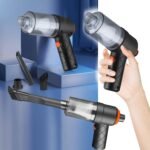 Vacuum Cleaner Dust Collection 2 in 1 Car Vacuum Cleaner High-Power Handheld Wireless Vacuum Cleaner Home Car Dual-use Portable USB Rechargeable Mini Car Vacuum for Vehicle, Home and Offic - Image 7