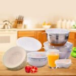 Silicone Stretch Lids Reuseable Microwave Safe Flexible Covers (Set of 6) (Loose Pack) - Image 8