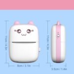 Pocket Mini Bluetooth Thermal Printer – Wireless Smart Printer for Photos (Includes 1 Roll Paper) - Image 5
