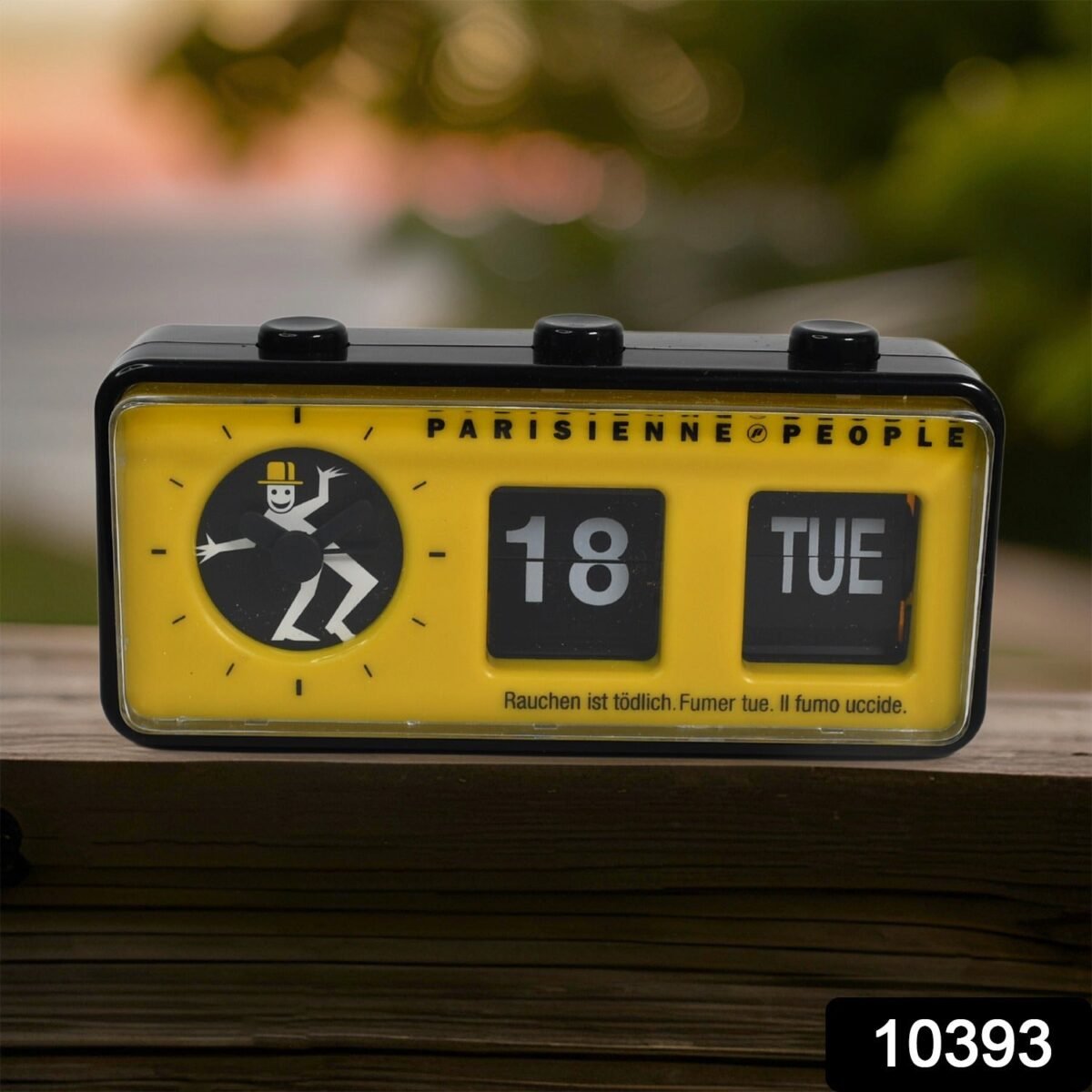 legant Desk Clock with Date & Day Display - Image 1