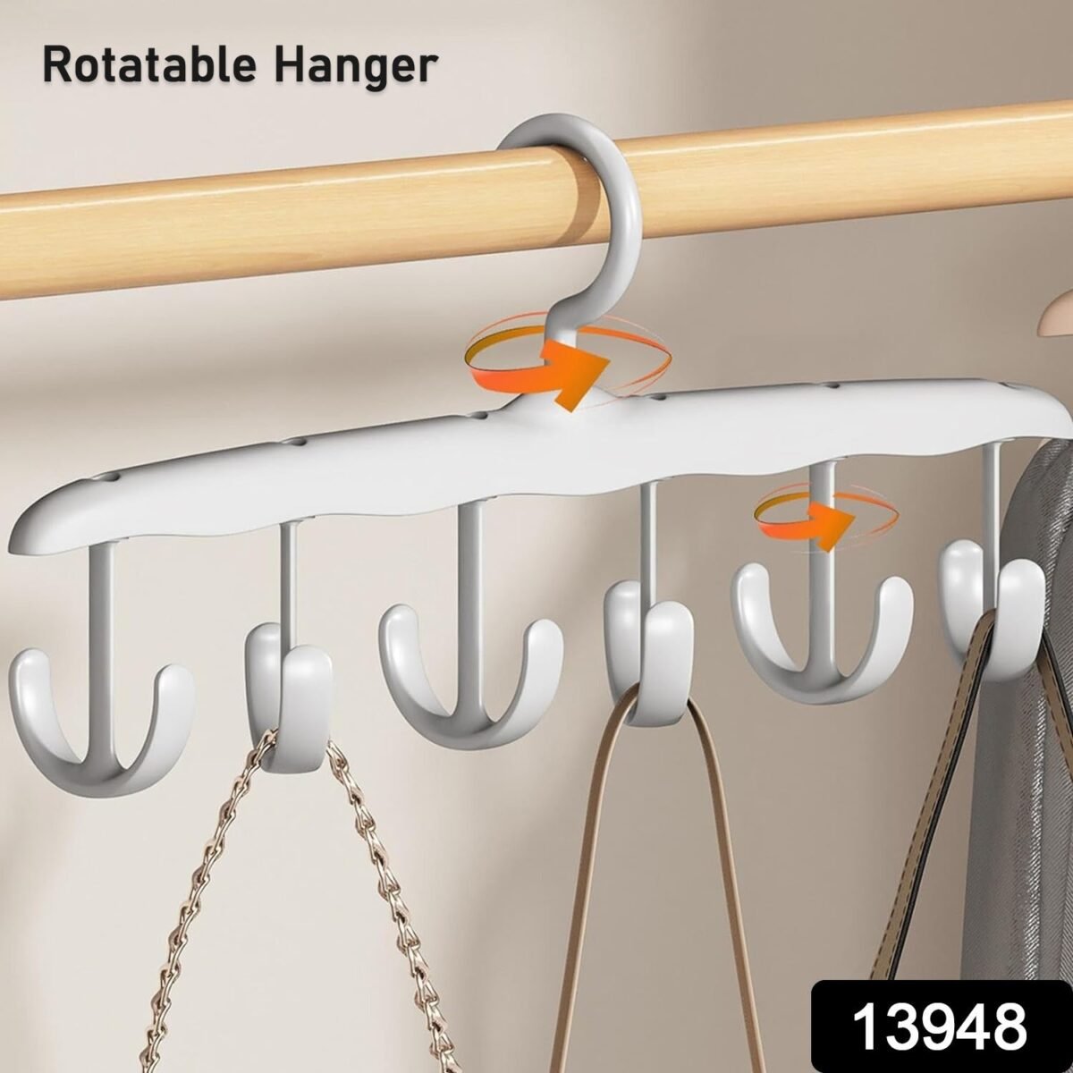 Rotatable Tank Top Hanger – Space Saving Closet Organizer for Dorms & Apartments (12-Hook) - Image 2