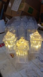 Lantern Shape Led Light Decorative LED Flickering Crystal Candle Light for Holiday Party, crylic Crystal Table Lamp Crystal Table Lamp Atmosphere Lamp Bedroom (MOQ :- 12pc) - Image 6