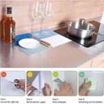 Aluminium foil for Kitchen and Aluminium Foil Paper Sticker Roll for Kitchen Wall, Drawers. (60cmx2Meter) - Image 7