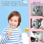 U-Shaped Toothbrush for Kids Manual Whitening Toothbrush Silicone Brush Head for Kids Children Infant Toothbrush For 2-6 Years - Image 7