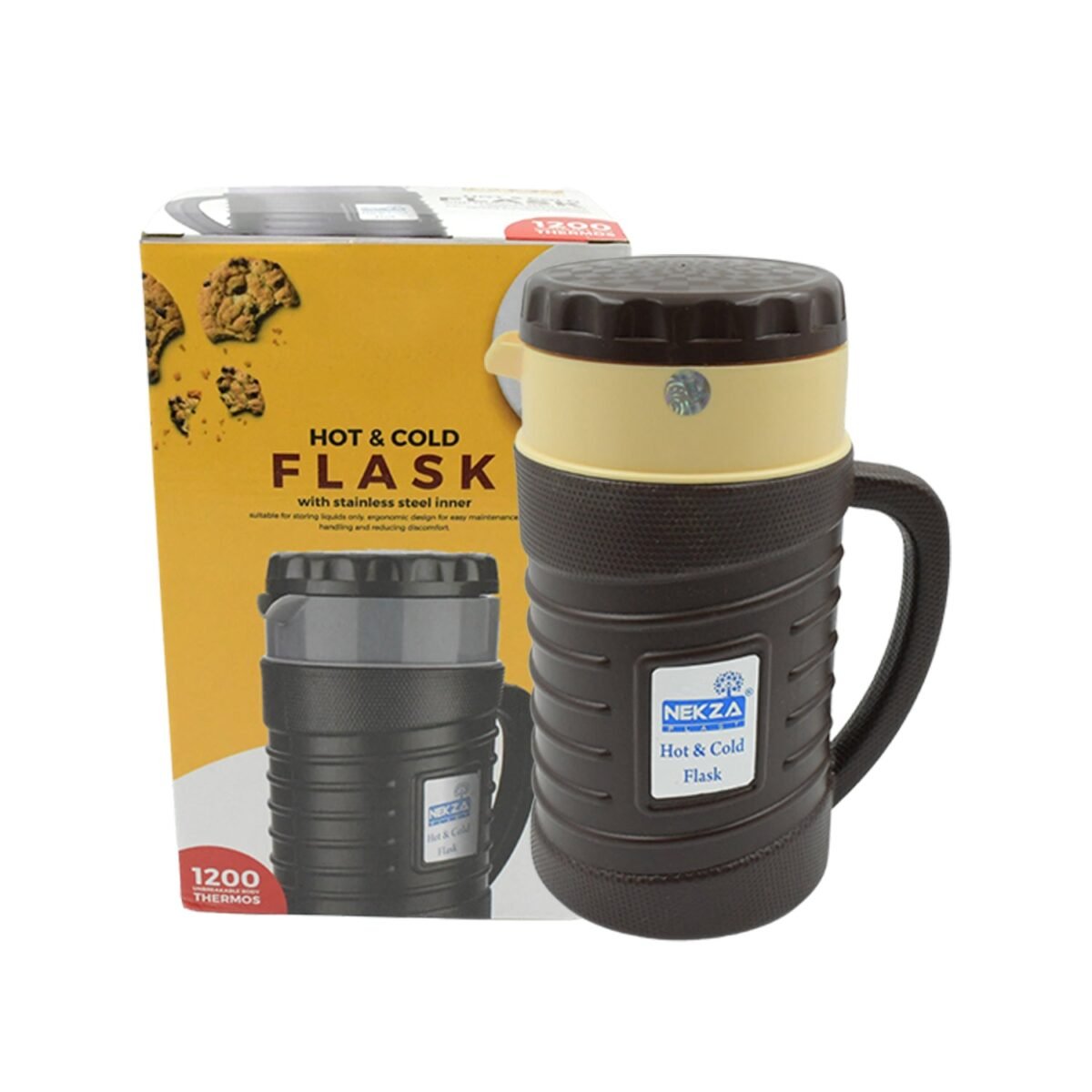 Stainless Steel Thermos Flask (Multiple Sizes): Travel Mug, Coffee, Tea (Leakproof) - Image 5