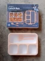 Leak-Proof Lunch Box with 4 Compartments for School & Office Use - Image 10
