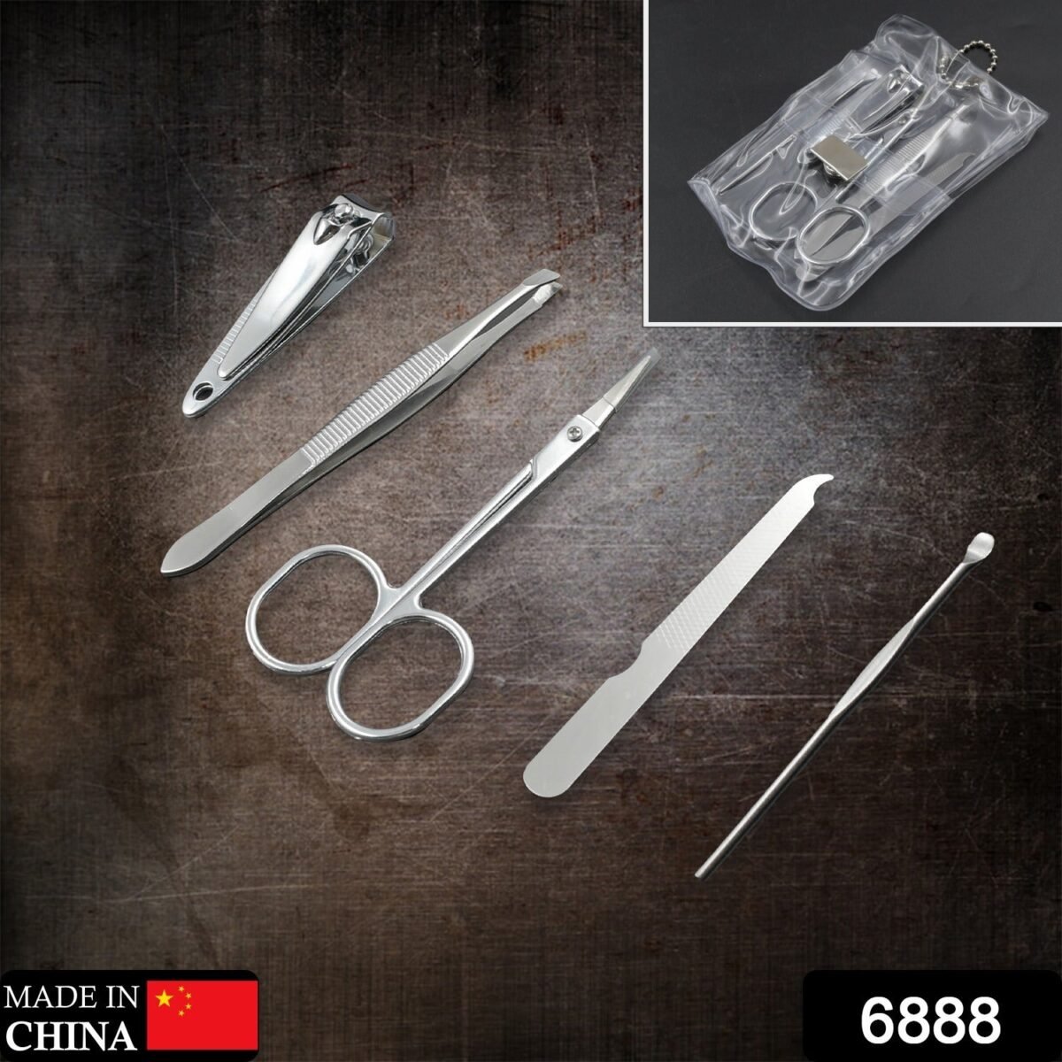 Professional 5-Piece Stainless Steel Nail Clippers Kit – Travel & Home - Image 2