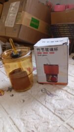 Glass Coffee Mug with Straw & Lid: Perfect for Home & Travel - Image 7