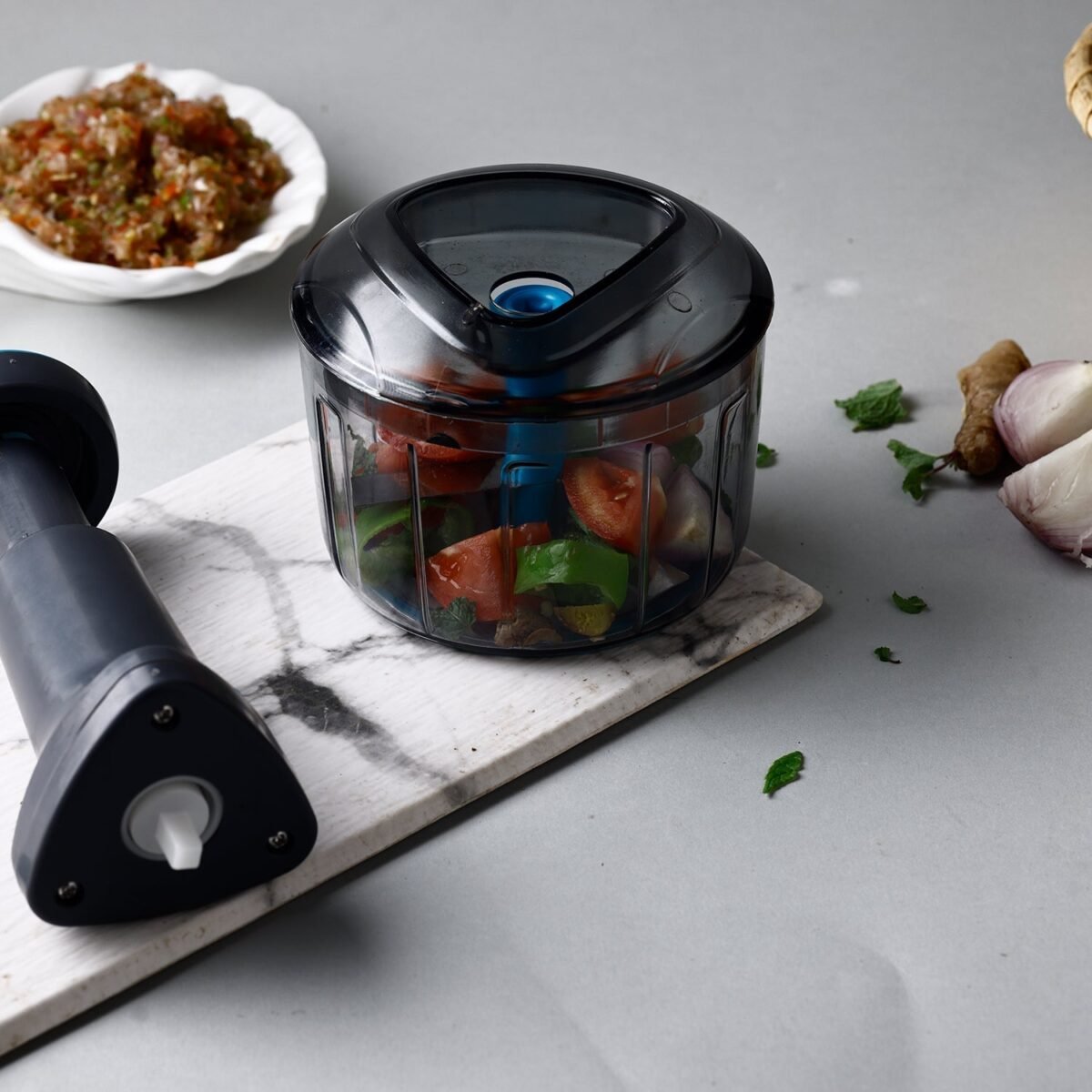 Ganesh Bingo Lock-Unlock Push Chopper (725ML) - Image 6