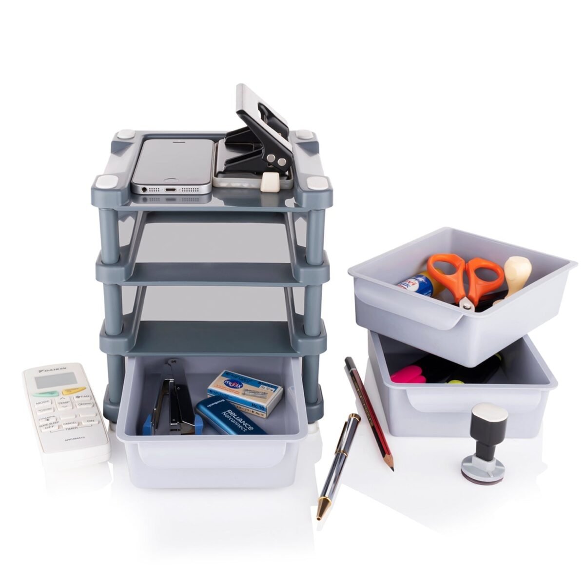 Mini 3 Layer Drawer Used for storing makeup equipment’s and kits used by women’s and ladies. - Image 1