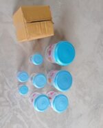 Air Tight Plastic Transparent Container Set (10000ml, 7000ml, 5000ml, 3000ml, 2000ml, 1000ml, 750ml, 500ml) - Image 6