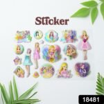 Multipurpose Adhesive 3D Stickers (1 Sheet / 19×12 Cm) - Image 2