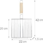Kitchen Square Roaster Grill Barbecue Grill with Wooden Handle - Image 7