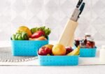 Smart Baskets for Storage(Set of 3) Sky Blue - Image 7