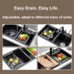 Stainless Steel Expandable Kitchen Sink Dish Drainer - Image 3