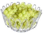 Multipurpose Fruit Basket Stainless Steel Wire Bowl Foldable Basket for Vegetable  /  Fruits  /  Dining - Image 10