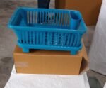 Plastic Sink Dish Drainer Drying Rack (With Brown Box) ( MOQ :- 6 Pc) - Image 7
