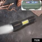 LED USB Rechargeable Mini Flashlight – Ultra-Bright Zoom & COB Side Lantern, Tactical Emergency Light - Image 2