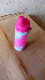 Silicone Foldable Water Bottle (1 Pc / 24 cm Foldable / 500 ML) - Image 7