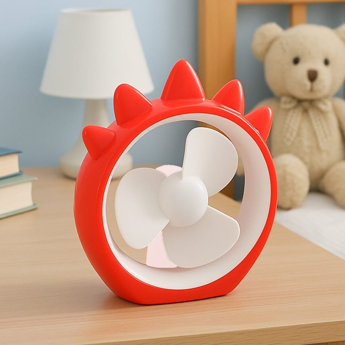 Mini Desktop Fan – Rechargeable USB Cooling Fan for Home, Office & Car (Battery Not Included) - Image 1