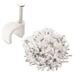 100 Pc 6 MM Cable Clip used in all kinds of wires to make them stuck and holded in walls etc. - Image 4