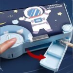 Multifunctional Space Theme Pencil Box for Kids (Magnetic, Pop-Up) - Image 7