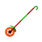 Plastic Single Wheel Push Run toy with handle and two lights on wheel. push toy for Kids. - Image 4