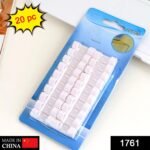 Self Adhesive Cable Clips Wire Manage Holder Sticky Mount-Round Plastic Cable Cord  - Pack of 20 - Image 2