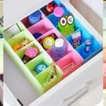5 Compartments Socks / Handkerchief / Underwear Storage Box Socks Drawer Closet Organizer Storage Boxes (pack of 2) - Image 3