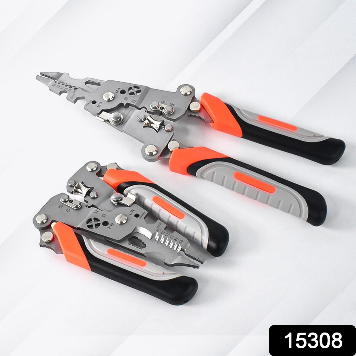 8 in 1 Wire Stripper Pliers, Soft Grip - Image 2