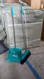 Long Handle Dustpan and Brush 2 Piece Set for Sweeping Cleaning Home Office - Image 8