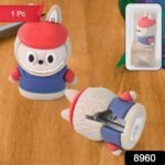 Cartoon-Shaped Pencil Sharpener with Built-In Eraser - Fun & Practical Stationery (1 Pc /Mix Design) - Image 2
