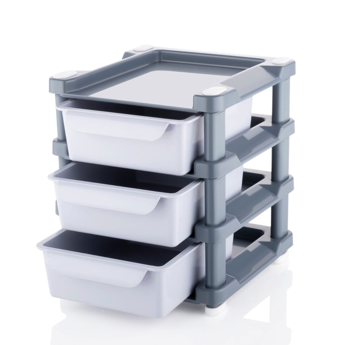 Mini 3 Layer Drawer Used for storing makeup equipment’s and kits used by women’s and ladies. - Image 4