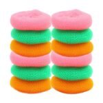 Plastic Scrubber Round Nylon Scrubbers (12Pcs Set)