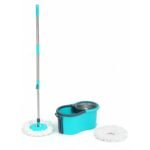 Quick Spin Mop With Steel Spin, Bucket Floor Cleaning, Easy Wheels & Big Bucket, Floor Cleaning Mop with Bucket - Image 4