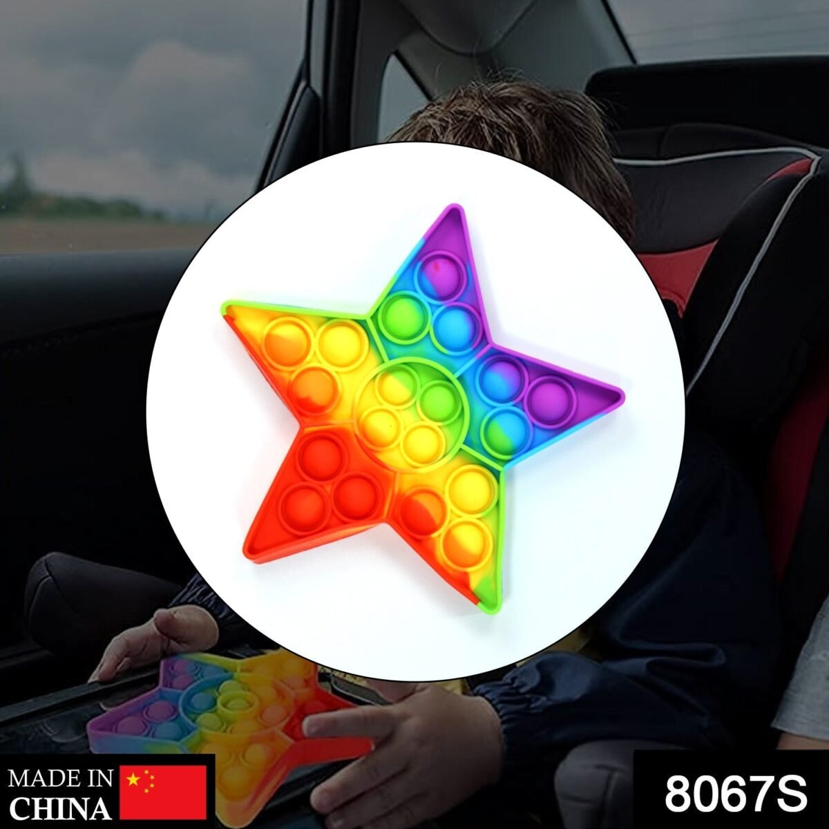 Push  Bubble Fidget Sensory Toy,Autism Special Needs Silicone Stress Relief Toy,Great Fidget Toy Sensory Toys Novelty Gifts for Girls Boys Kids Adults - Image 2