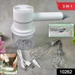 Hand Mixer Food Chopper Cordless 3 in 1 Electric Hand Mixer (1 Set) - Image 2