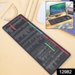 Mat of Shortcut Keyboard  Mouse Pad Mat Mouse Pads for Desk Quick Key Super Large Anti-slip Keyboard Pad Desk Accessories Desktop Mouse Pad Office Oversized Big Mouse Pad Rubber (80—30 Cm) - Image 2