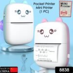 Pocket Mini Bluetooth Thermal Printer – Wireless Smart Printer for Photos (Includes 1 Roll Paper) - Image 2