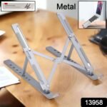 Metal Portable Laptop Stand, with 7 Adjustable Angles (1 Pc) - Image 2