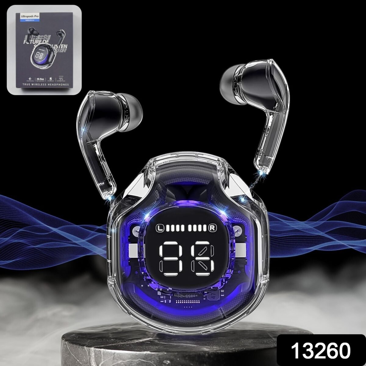 Wireless Bluetooth 5.3 In-Ear with Microphones, 200mAh Battery (1 Pc) - Image 2
