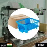 Plastic Sink Dish Drainer Drying Rack (With Brown Box) ( MOQ :- 6 Pc) - Image 2