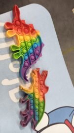 MIX PATTERN RAINBOW COLOR PUSH  BUBBLE FIDGET SENSORY TOY (ONLY 1PC) - Image 9