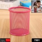 Metal Mesh Pen Holder for Desk (1 Pc): Pen Stand, Pencil Organizer, Stationery Storage - Image 2