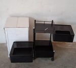 Metal High Quality Kitchen Trolley Kitchen Organizer Items and Kitchen Accessories Items for Kitchen Rack Square Design for Fruits & Vegetable Onion Storage Kitchen Trolley with Wheels (3 Layer) - Image 8