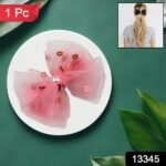 Hair Bow Knot Clip Suitable For Girls (1 Pc), Hair accessories - Image 2