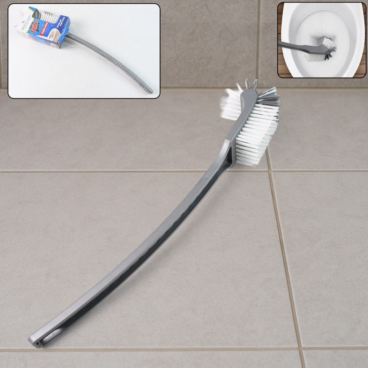 Pro Clean Long Handle Toilet Cleaning Brush (1 Pc) - Image 1